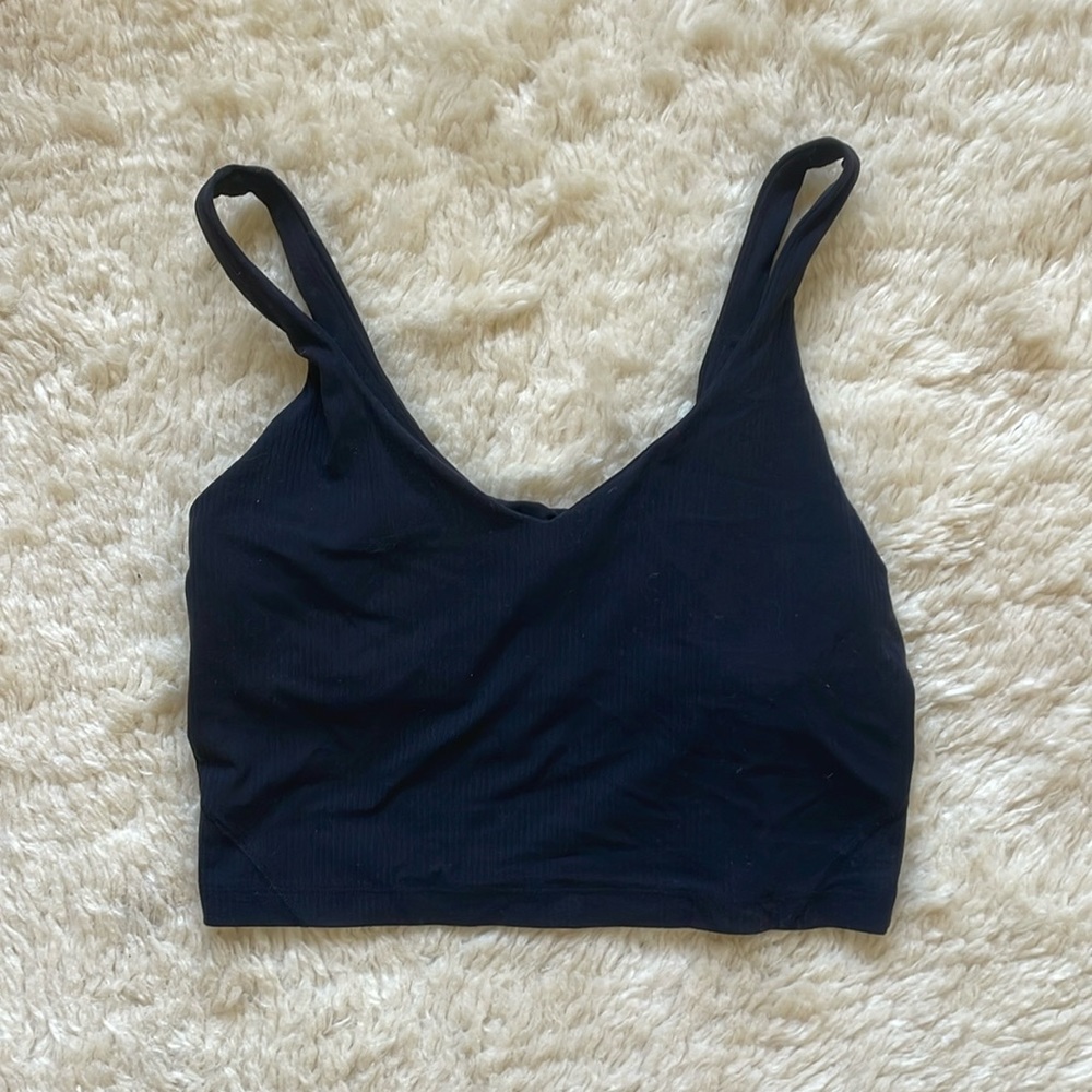 Lululemon Align Ribbed Tank Top Size 10 in Black